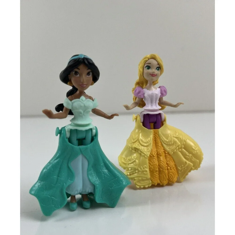 Hasbro Disney Princess Royal Magic Clips Rainbow 2 Dolls Rapunzel & ￼Jasmine